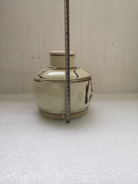 古玩陶瓷清代磁州窯攢錢罐拍賣,當前價格2999元