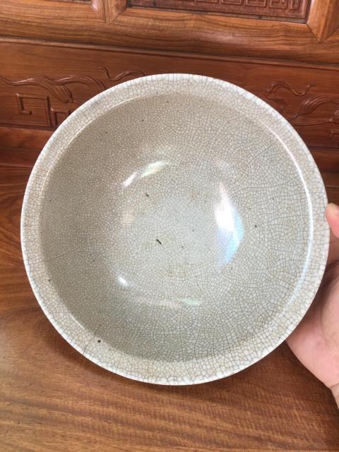 古玩陶瓷（清中期極美）哥釉大碗拍賣，當前價格0元