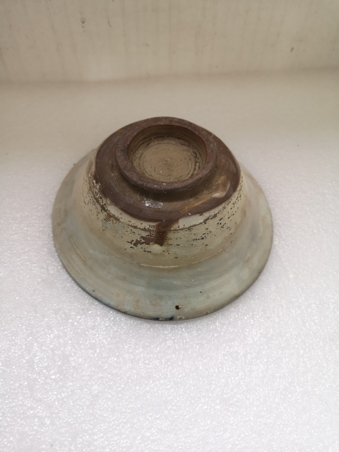 古玩陶瓷清早期磁州窯青花碗拍賣，當前價格398元