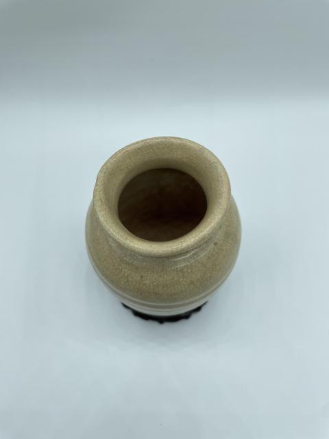 古玩陶瓷宋代米黃釉罐（已保真）拍賣，當(dāng)前價(jià)格3680元