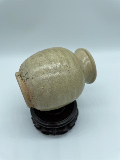 古玩陶瓷宋代米黃釉罐（已保真）拍賣，當(dāng)前價(jià)格3680元