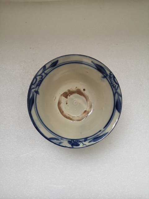 古玩陶瓷清代早期青花碗拍賣,當前價格480元