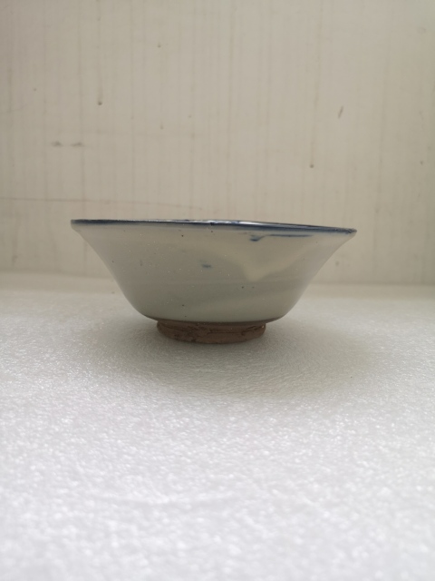 古玩陶瓷清代早期青花碗拍賣,當前價格480元