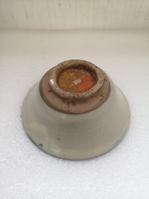 古玩陶瓷清代早期青花碗拍賣,當前價格480元