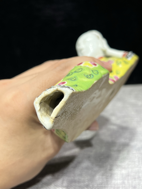 古玩陶瓷粉彩崔鶯鶯瓷塑拍賣,當前價格860元