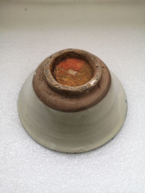 古玩陶瓷清代早期青花碗拍賣,當前價格480元