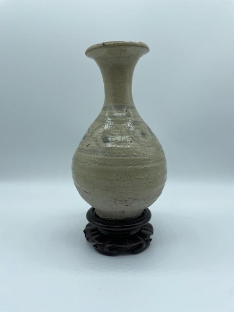 古玩陶瓷元代末青花玉壺春瓶拍賣,當前價格1980元