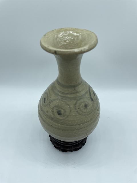 古玩陶瓷元代末青花玉壺春瓶拍賣,當前價格1980元