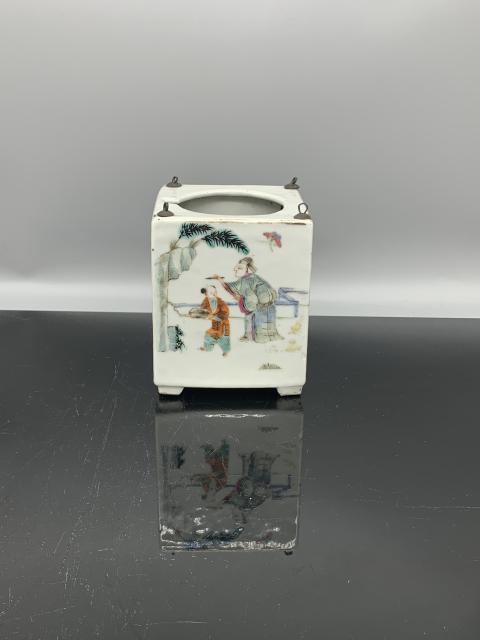 古玩陶瓷同治竹林七賢壺套拍賣，當(dāng)前價(jià)格6800元