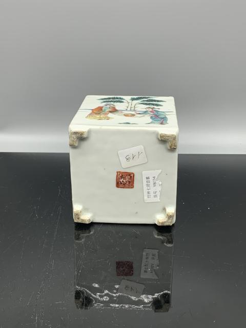 古玩陶瓷同治竹林七賢壺套拍賣，當(dāng)前價(jià)格6800元