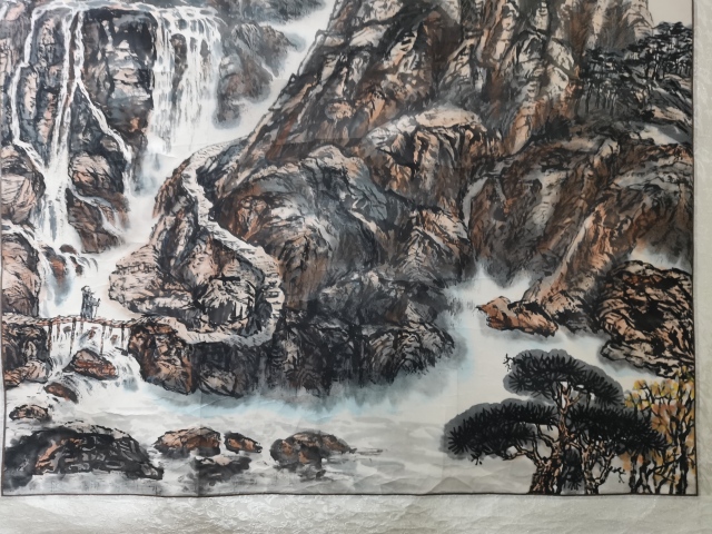 古玩字畫中國美術(shù)家協(xié)會會員中國國畫家協(xié)會理事元丁訪友圖拍賣,當(dāng)前價格299元
