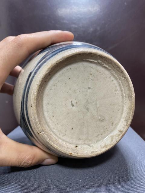 古玩陶瓷清,亭臺樓閣山水罐拍賣,當前價格1650元