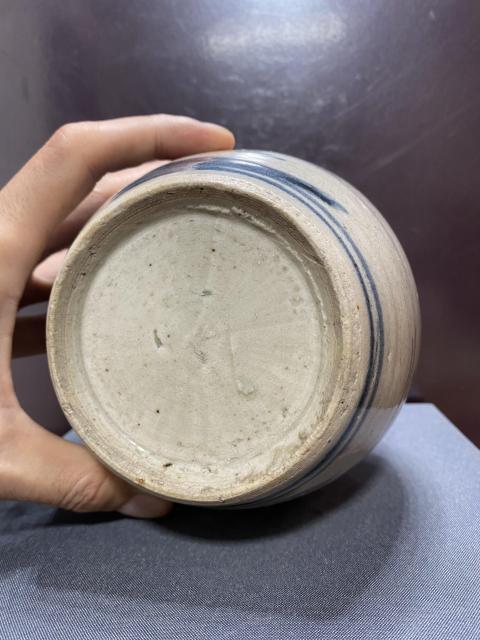 古玩陶瓷清,亭臺樓閣山水罐拍賣,當前價格1650元