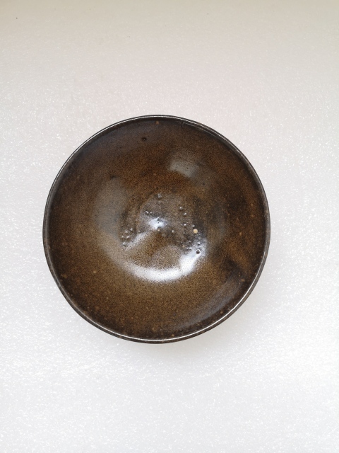 古玩陶瓷明末清初褐釉碗拍賣,當(dāng)前價(jià)格450元