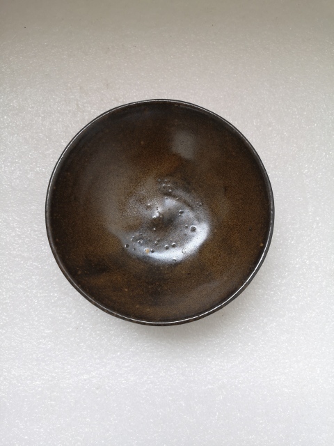 古玩陶瓷明末清初褐釉碗拍賣,當(dāng)前價(jià)格450元
