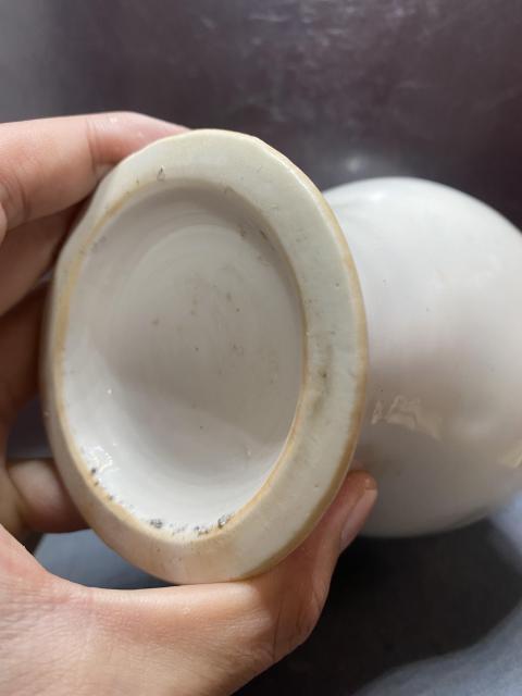 古玩陶瓷清德化窯雙鋪首白釉瓶拍賣,當(dāng)前價(jià)格2860元