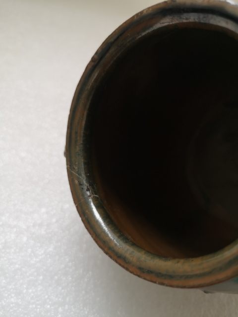 古玩陶瓷清代磁州窯雙系罐拍賣,當前價格168元