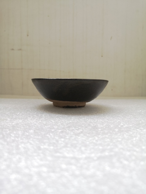 古玩陶瓷清早期褐釉碗拍賣，當前價格450元