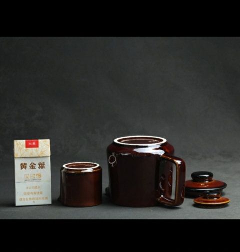 古玩陶瓷醬釉茶具拍賣,當(dāng)前價格268元