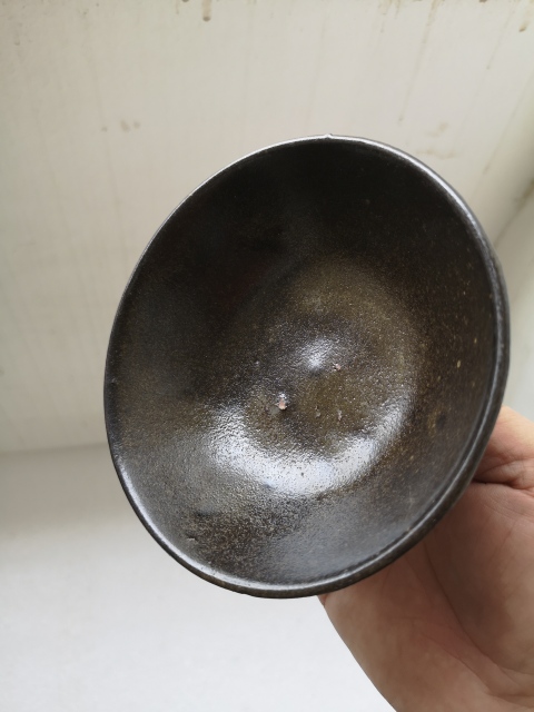 古玩陶瓷清早期褐釉碗拍賣，當前價格450元