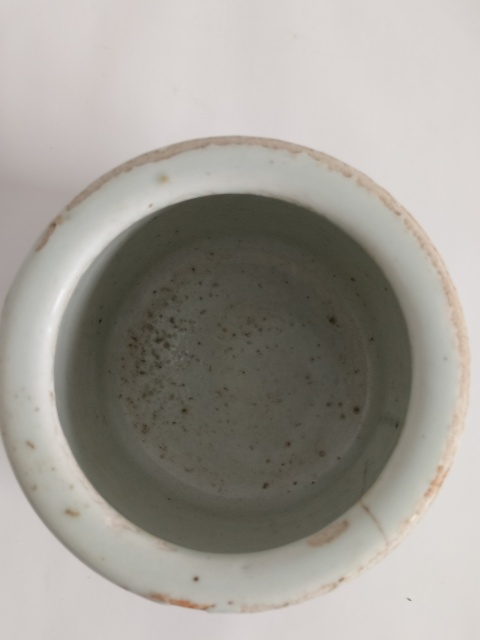 古玩陶瓷青花福壽紋筒式爐拍賣，當前價格266元