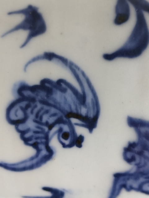 古玩陶瓷青花福壽紋筒式爐拍賣，當前價格266元