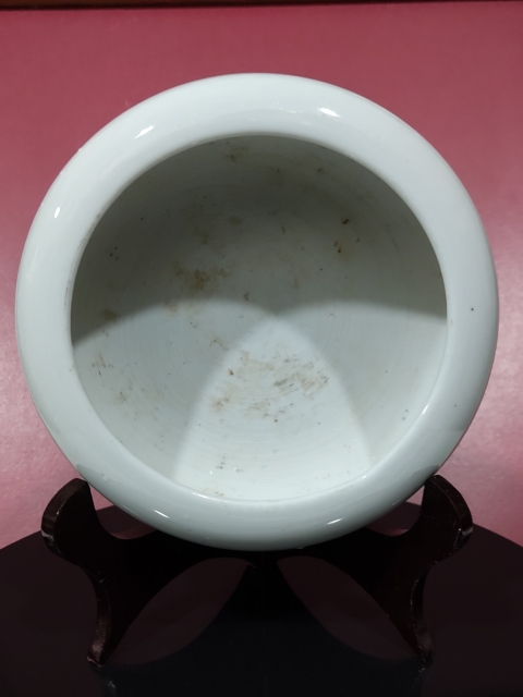 古玩陶瓷白釉水洗拍賣,當前價格360元