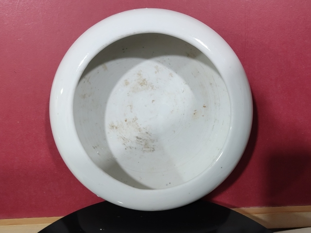 古玩陶瓷白釉水洗拍賣,當前價格360元