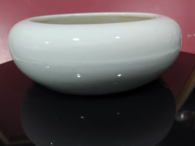 古玩陶瓷白釉水洗拍賣,當前價格360元