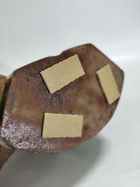 古玩陶瓷民國-素三彩和合二仙造像拍賣,當前價格888元