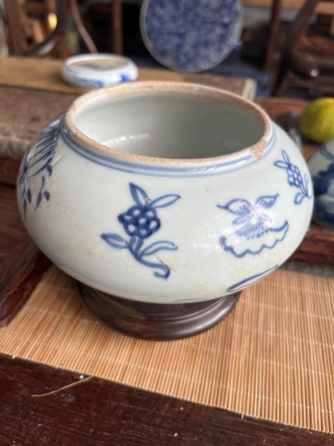 古玩陶瓷青花盂拍賣，當前價格1280元