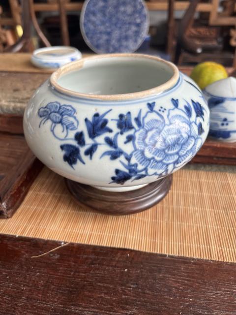 古玩陶瓷青花盂拍賣，當前價格1280元
