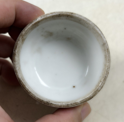 古玩陶瓷【清晚】粉彩花卉紋蓋盒【傳世佳品】拍賣,當前價格4200元