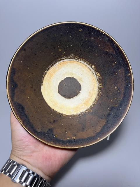 古玩陶瓷醬釉碗拍賣,當前價格850元