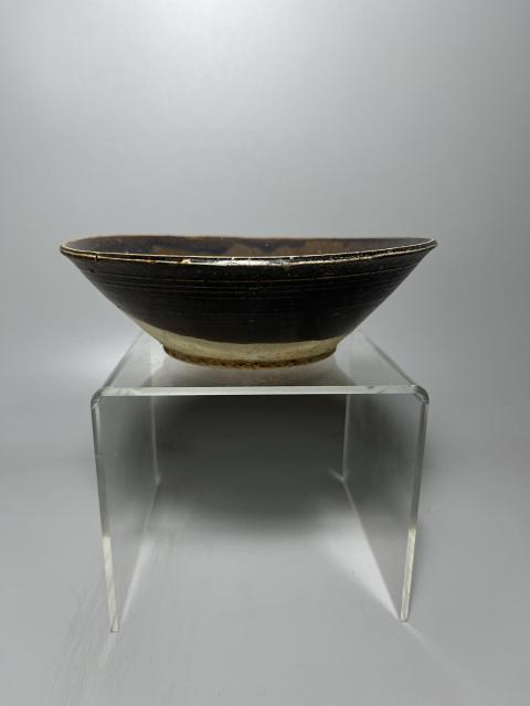 古玩陶瓷醬釉碗拍賣,當前價格850元