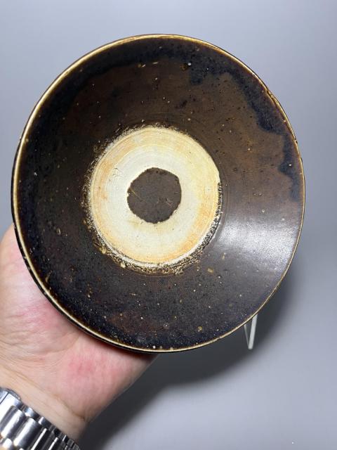古玩陶瓷醬釉碗拍賣,當前價格850元