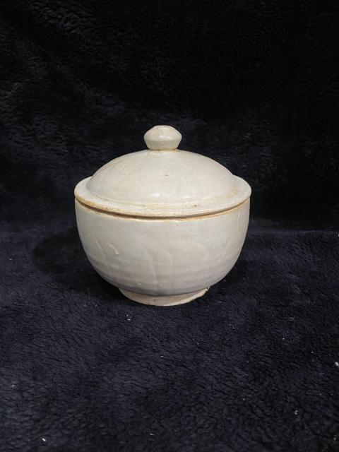 古玩陶瓷宋代青白釉蓋罐拍賣，當前價格1200元