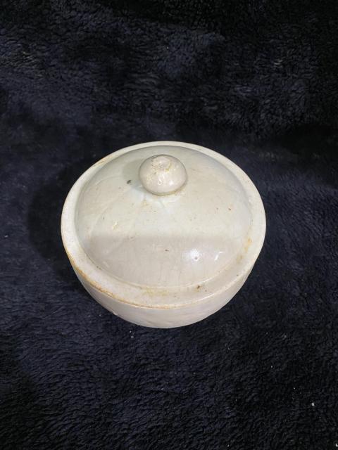古玩陶瓷宋代青白釉蓋罐拍賣，當前價格1200元