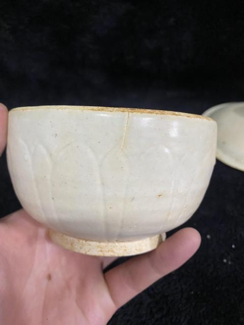古玩陶瓷宋代青白釉蓋罐拍賣，當前價格1200元