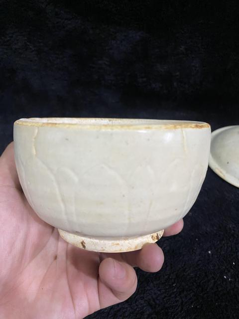 古玩陶瓷宋代青白釉蓋罐拍賣，當前價格1200元