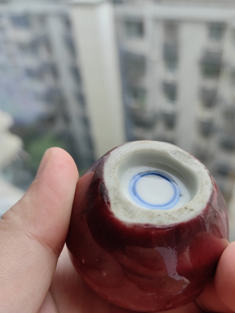 古玩陶瓷清中期郎紅釉小天球賞瓶拍賣，當(dāng)前價(jià)格4500元