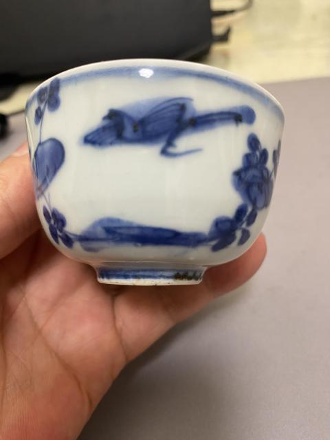 古玩陶瓷花鳥紋青花杯拍賣,當(dāng)前價格4620元