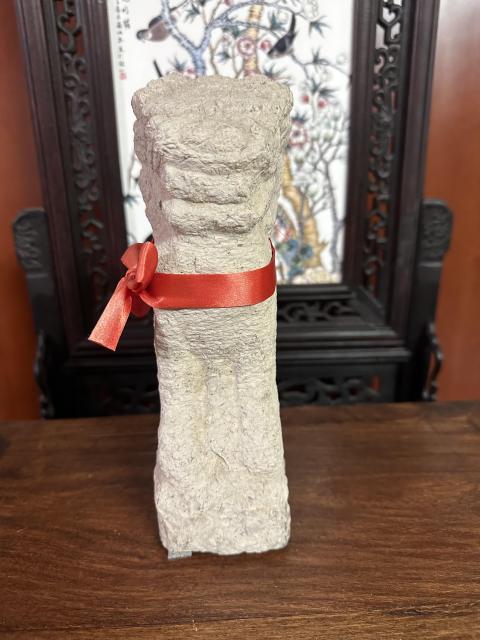 古玩雜項明代柱頭獅拍賣,當前價格3650元