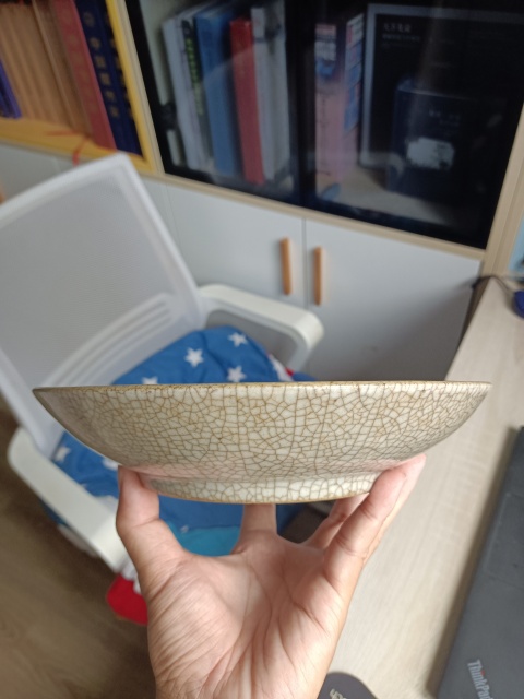 古玩陶瓷哥釉七星盤拍賣,當前價格1880元