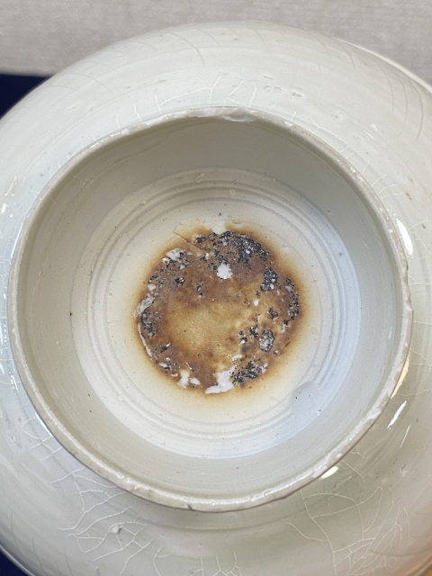古玩陶瓷北宋湖田窯影青高足碗拍賣,當前價格28000元