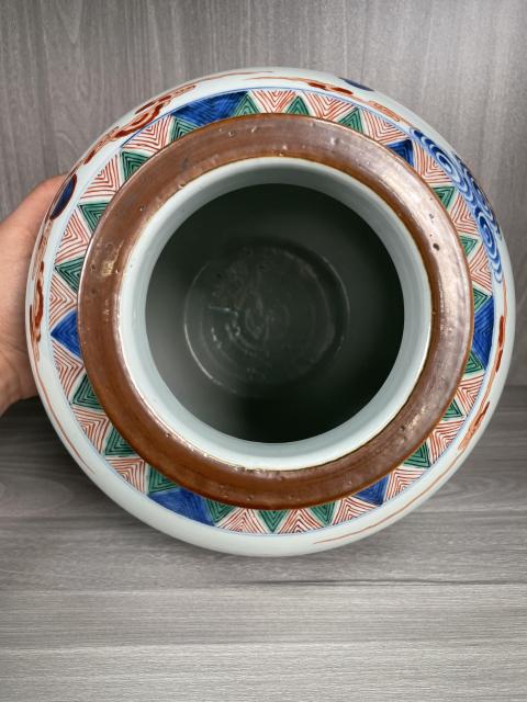 古玩陶瓷清咸豐 特大號青花五彩四妃十六子圖太白尊拍賣，當(dāng)前價(jià)格32000元
