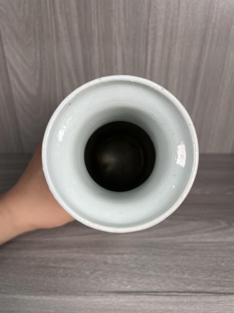 古玩陶瓷清光緒 青花加彩人物故事紋棒槌瓶拍賣,當前價格22000元