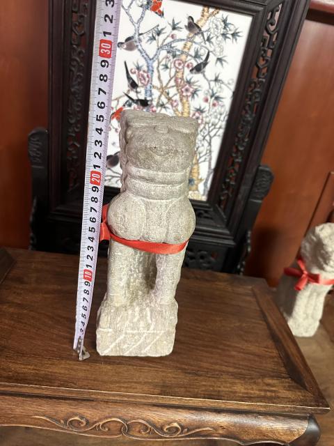 古玩雜項明代青石石獅拍賣,當前價格3850元