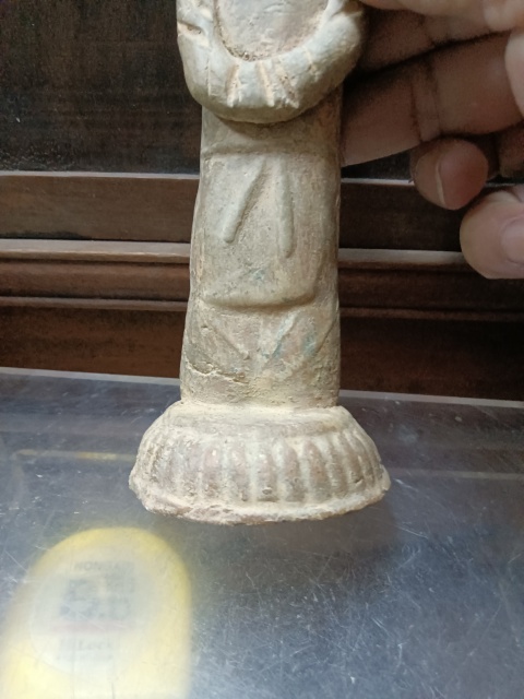 古玩陶瓷唐代綠釉佛造像拍賣，當前價格3000元