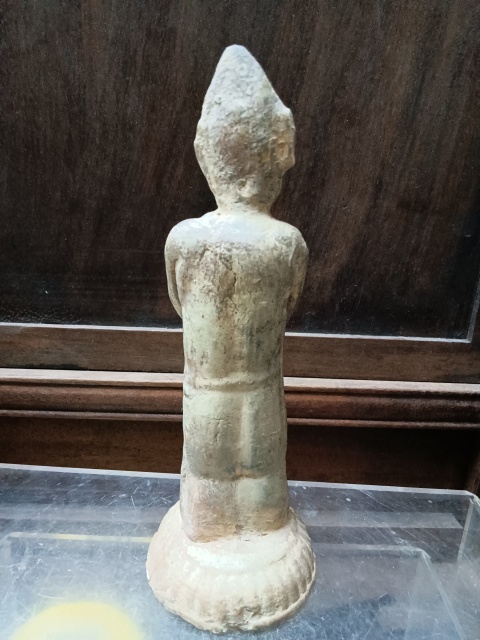 古玩陶瓷唐代綠釉佛造像拍賣，當前價格3000元